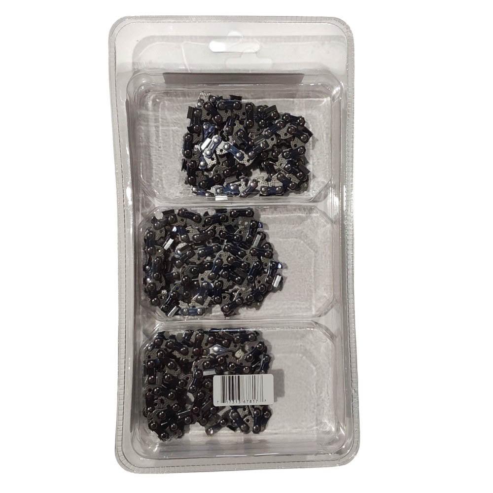 Proven Part 3-Pack of chainsaw Chain 38LP Pitch 050 Gauge 61 DL Fits Oregon 91VXL061