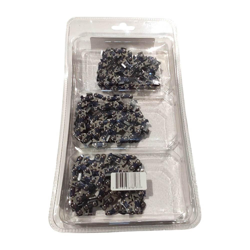 Proven Part 3-Pack of chainsaw Chain 38LP Pitch 050 Gauge 61 DL Fits Oregon 91VXL061