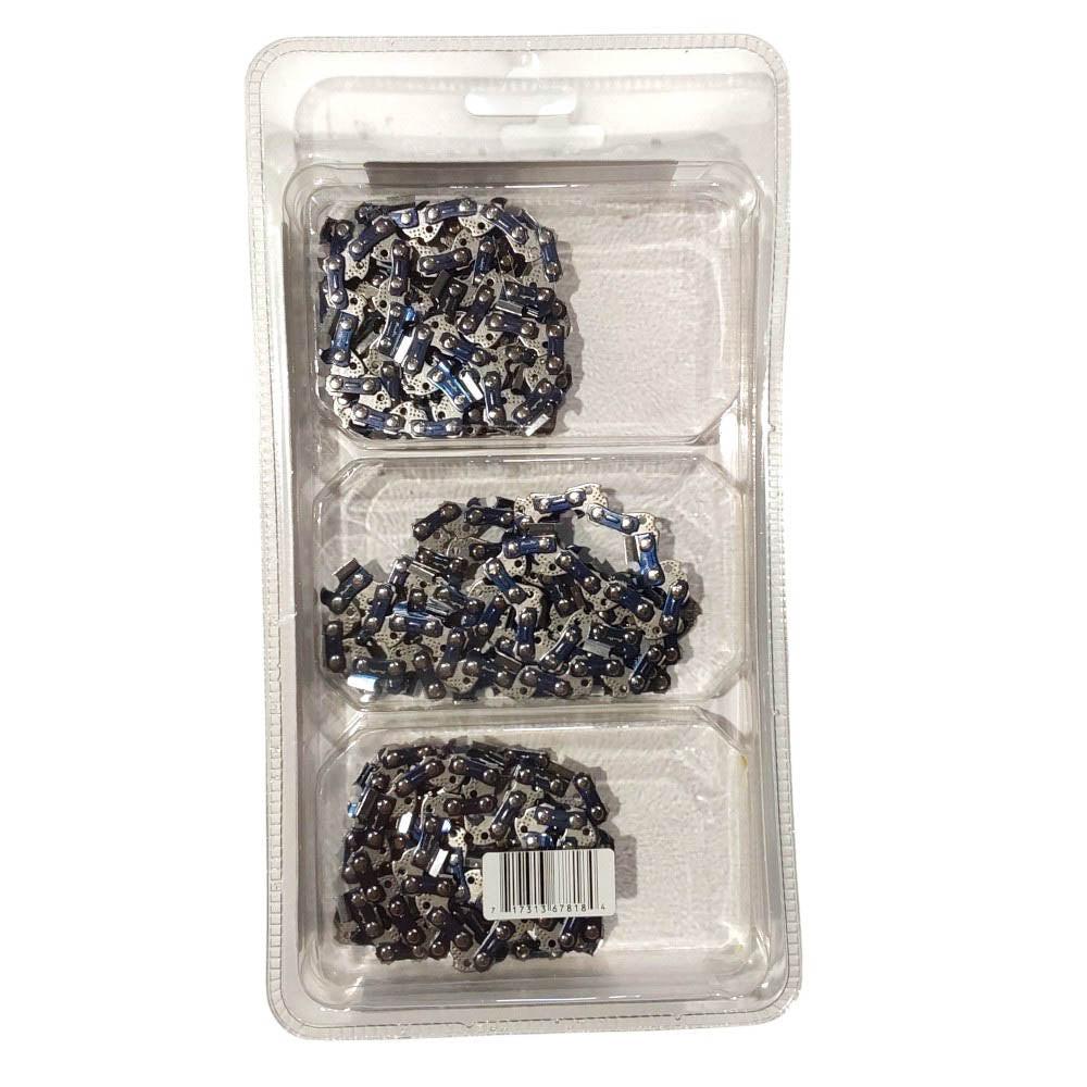 Proven Part 3-Pack of chainsaw Chain 38LP Pitch 050 Gauge 62 DL Fits Black & Decker 90609779