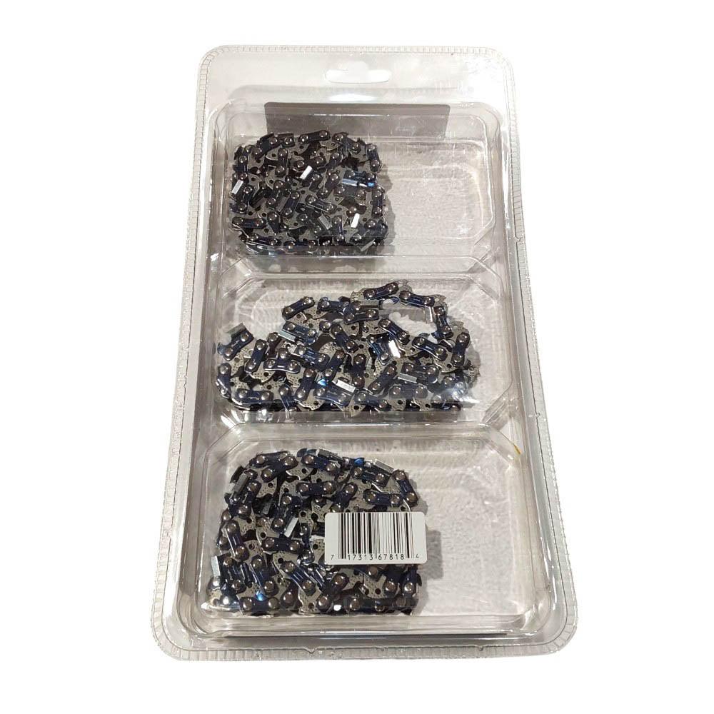 Proven Part 3-Pack of chainsaw Chain 38LP Pitch 050 Gauge 62 DL Fits Black & Decker 90609779