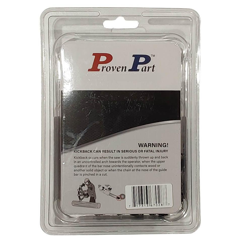 Proven Part Full Chisel Low Profile Saw Chain 3/8LP" .050" 72DL