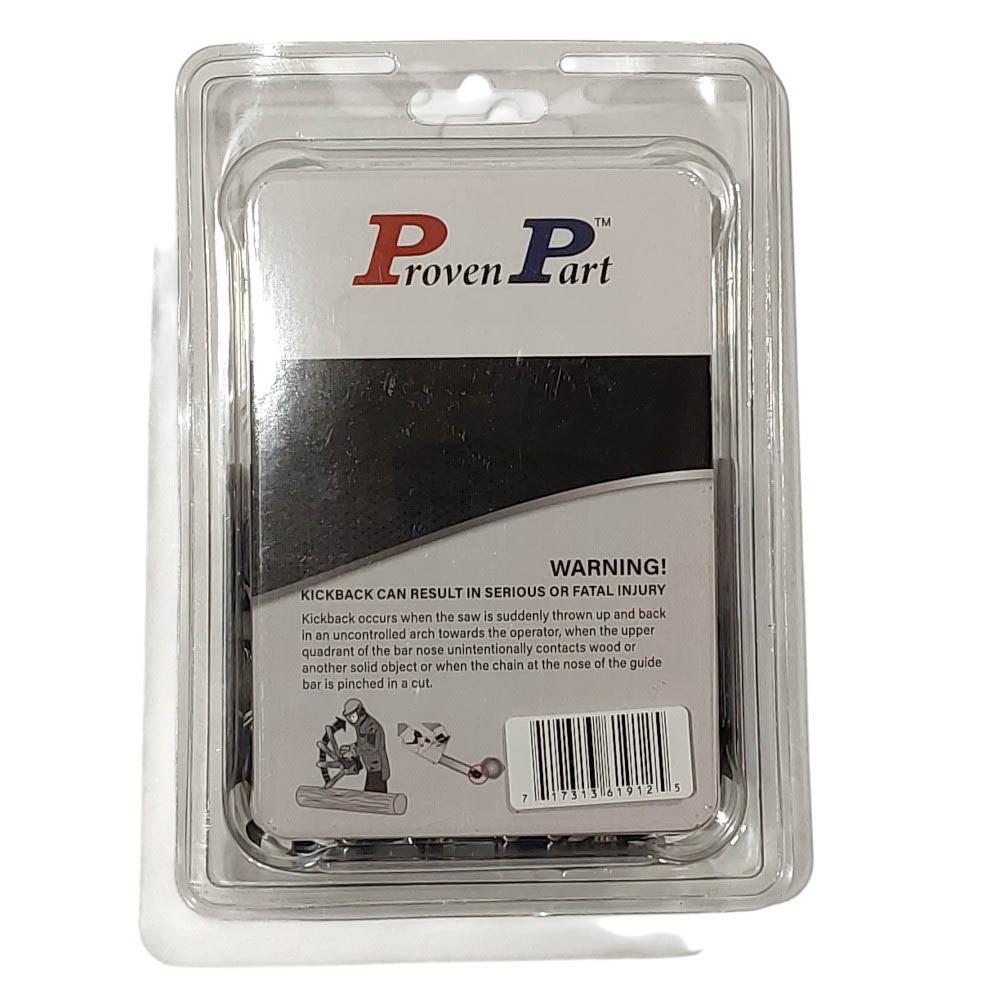 Proven Part 20" Chainsaw Chain 3/8" Pitch Full Chisel .058" Gauge 72DL Drive Links 581626972