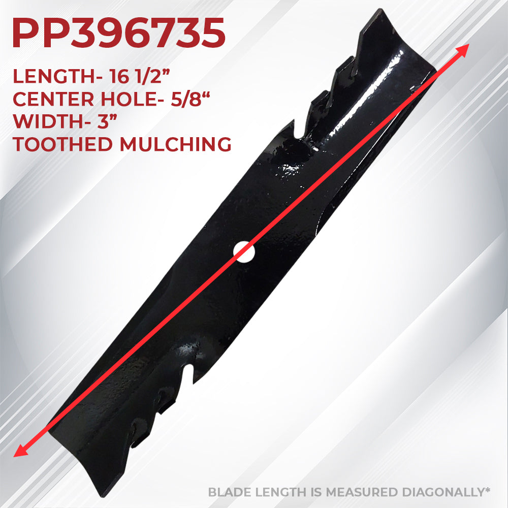 Proven Part Toothed Mulching Blade Fits Toro 107-3192-03