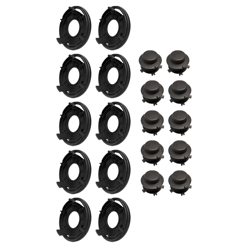 10 Proven Part Spool and Base Cover For Trimmer Head 4002-713-3017 4002 713 9708 Fits Autocut 25-2
