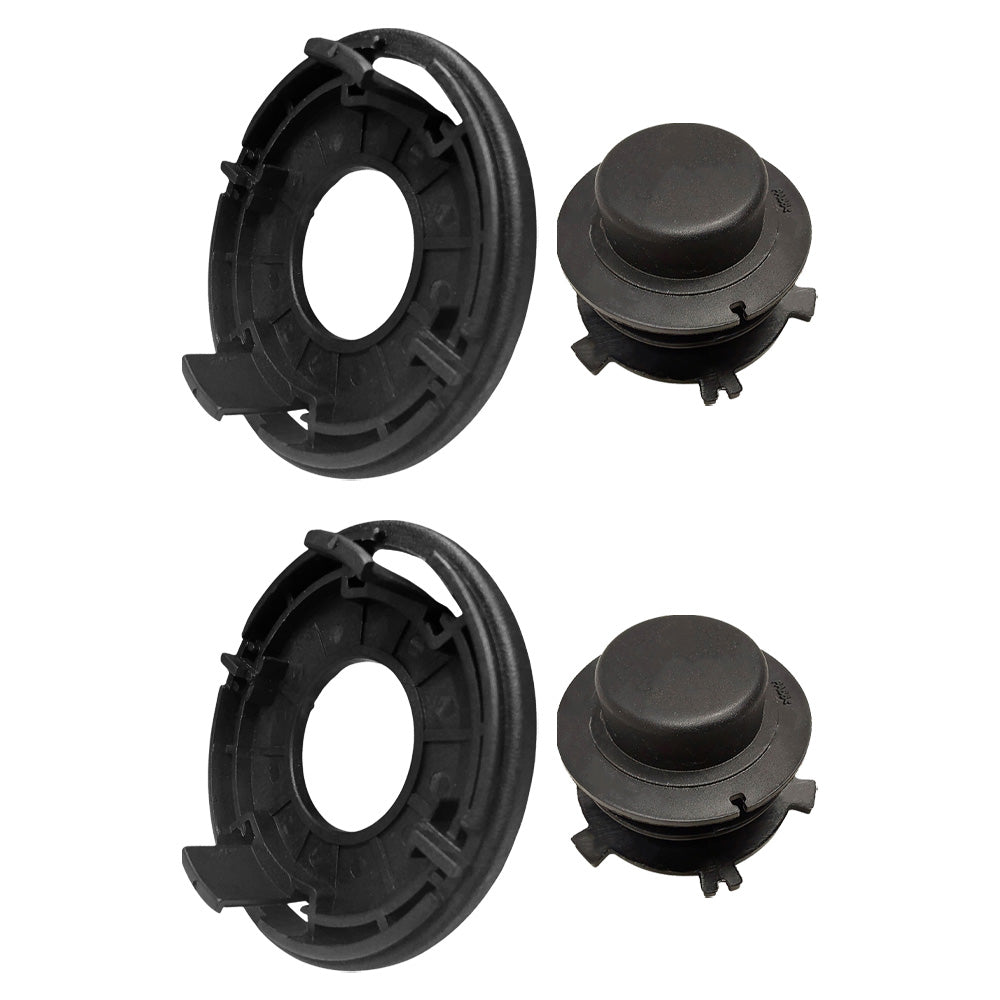 (2) Proven Part Spool and Base Cover For Trimmer Head 4002-713-3017 4002 713 9708 Fits 25-2