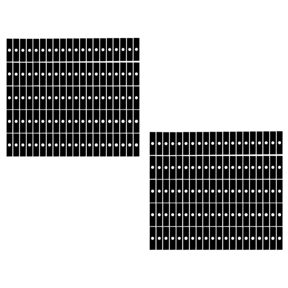 Proven Part 200 Pack Edger Blades 8X2- 1 Inch Center Hole