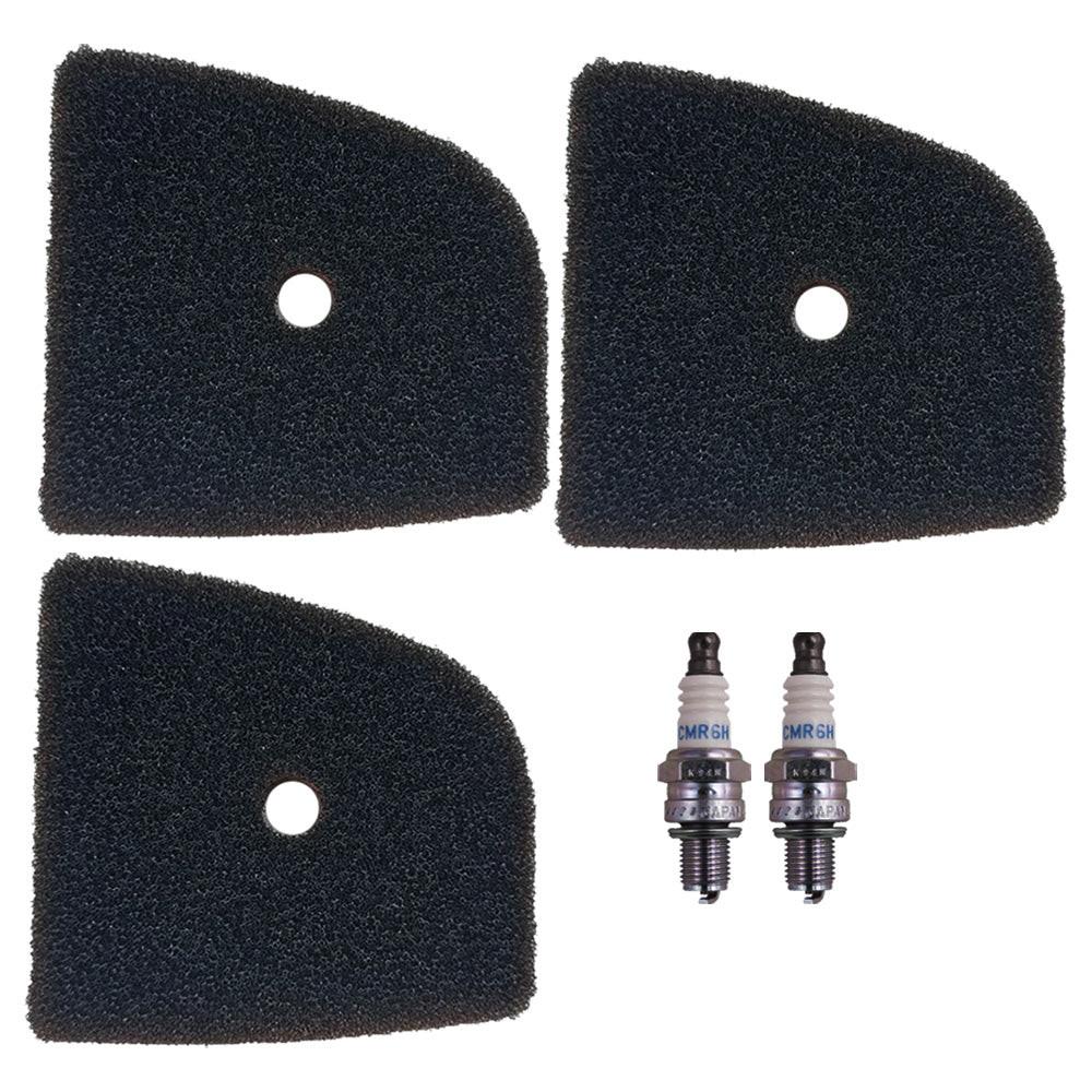 Air Filter and Spark Plug Combo For Stihl FS23 FS24 FS25 FS26 FS94 HL91 HL92 HL94 Fits 4149 120 1800