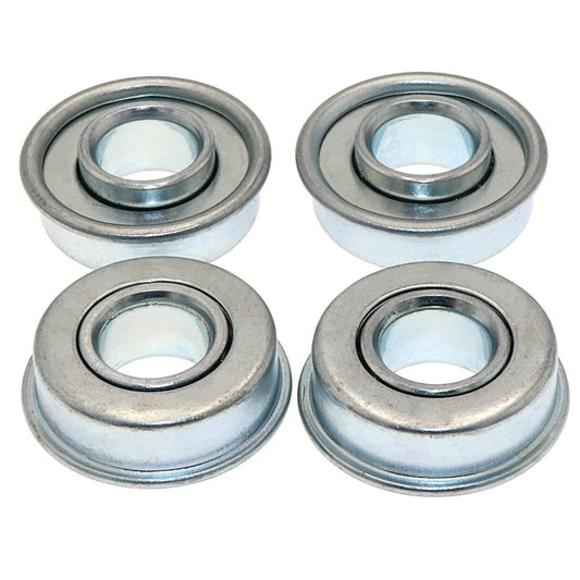 PACK OF 4 REPLACEMENT WHEEL FLANGED BEARINGS FIT MTD 741-0262 741-0484 941-0484 1 1/8 X 1/2