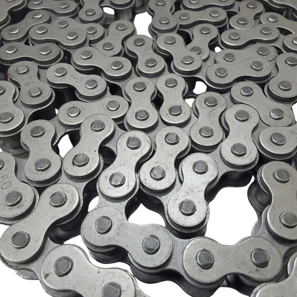 #50 Roller Chain x 10 Foot + 2 Connecting Links