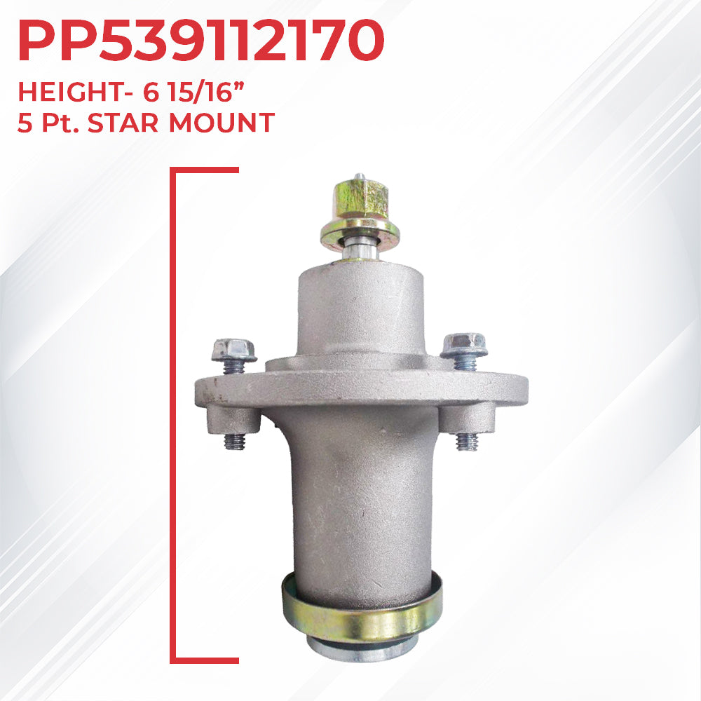 Proven Part TS354D Deck Rebuild Kit, Spindles, Lift Blades, Pulleys Belt 539112170 153535 582760502