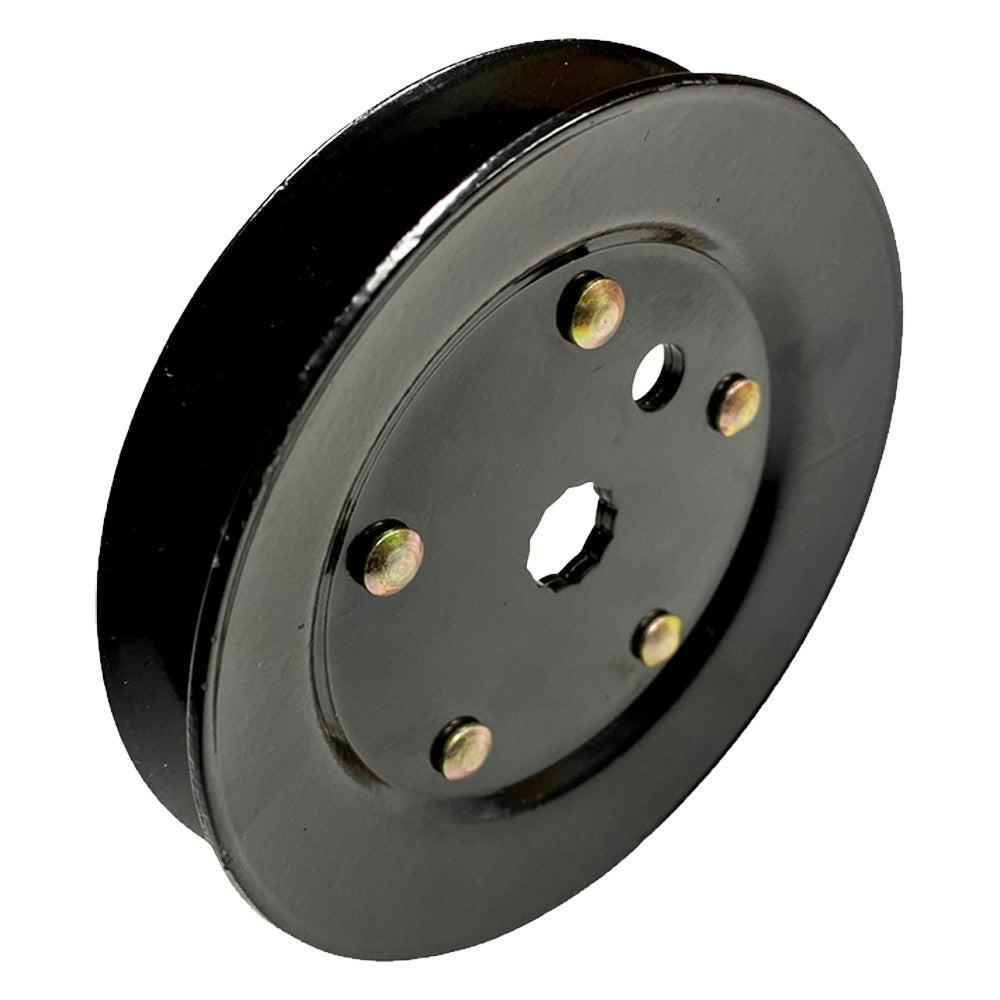 2-Pack Spindle & Pulley Kit For Hustler Raptor Decks - Fits 42 & 52 Inch Decks (604214, 603988)