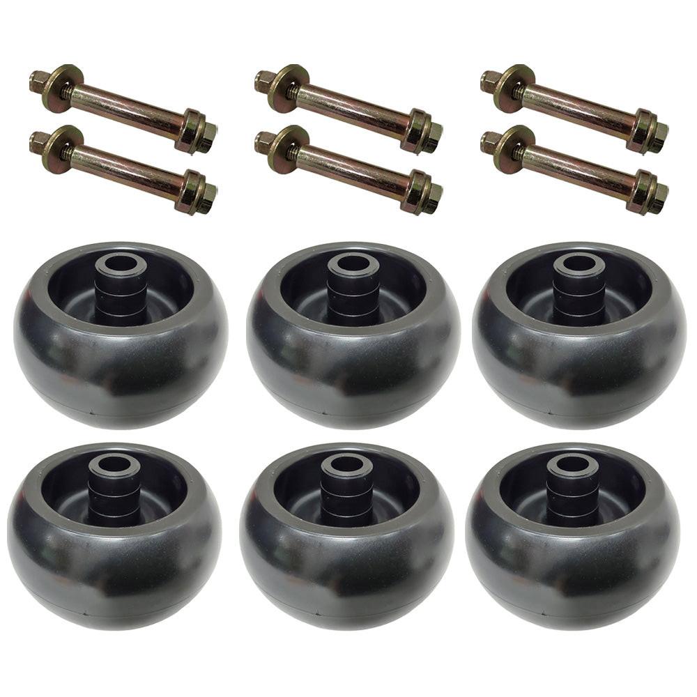(6) Proven Part Deck Wheel Fits Kubota: K5351-42110 K5371-42110 Fits Husqvarna: 539102643