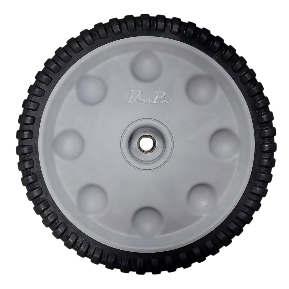 Rueda motriz delantera con engranaje gris para cortacésped de empuje, pieza probada, compatible con MTD 734-04018C 734-04018B 734-04018A 734-04018 (paquete de 4)