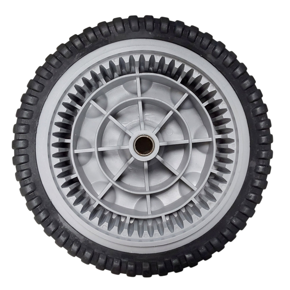 Rueda motriz delantera con engranaje gris para cortacésped de empuje, pieza probada, compatible con MTD 734-04018C 734-04018B 734-04018A 734-04018 (paquete de 4)