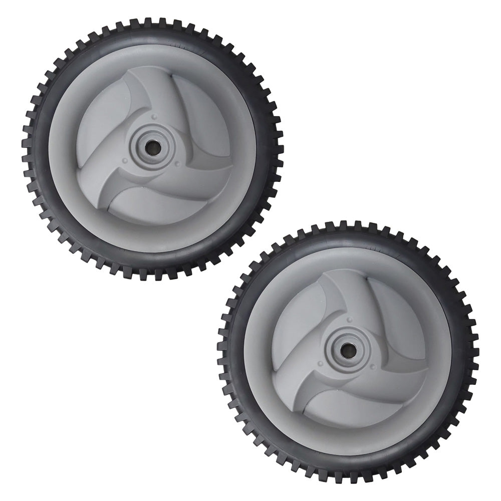 Juego de 2 ruedas motrices para cortacésped de empuje, color gris, compatible con Craftsman 194231X460 583719501 532402657