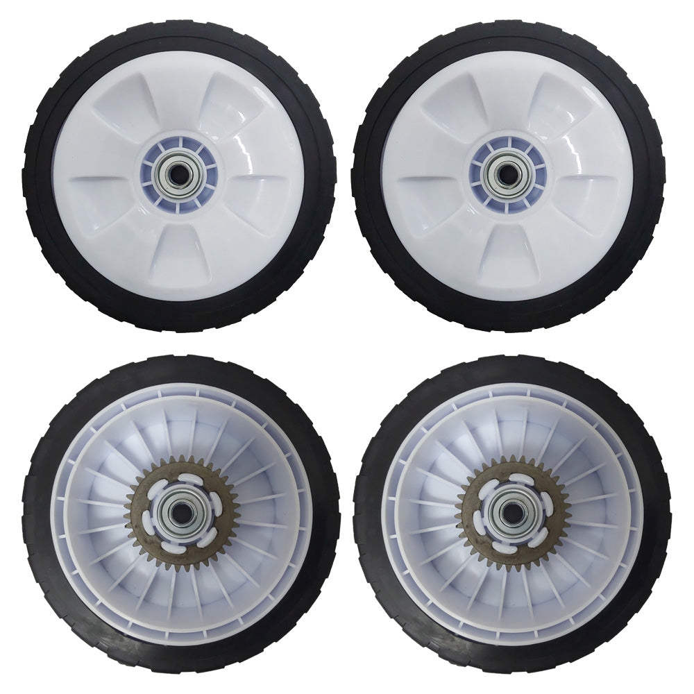 (4) Proven Part Push Mower Drive Wheels White Fit Honda 42710-VE2-M02ZE 42710-VE2-M00ZE