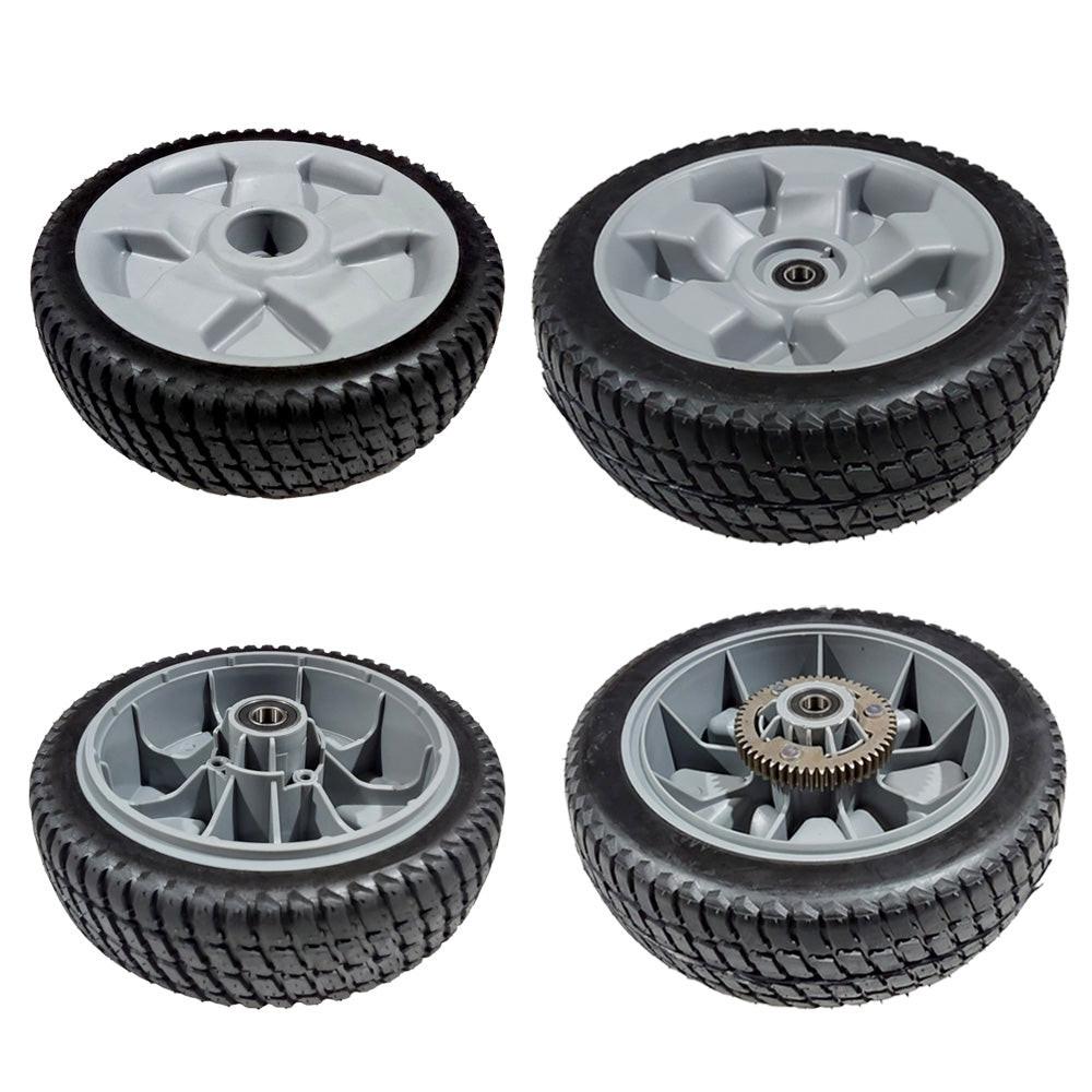 Parte trasera probada 2 de 10 pulgadas. 2 ruedas delanteras de 8 pulg. 125-2509 125-2510 Se adapta a Toro Time Master