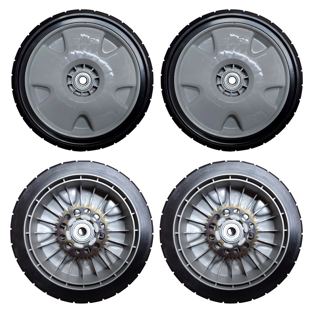 (4) Proven Part Rear Wheels For Honda HRX217 Fits 42710-VH7-010ZA