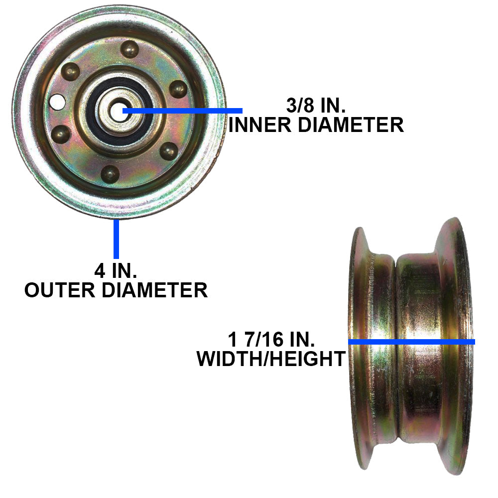 Proven Part Complete 48" Deck Pulley Belt Kit For Husqvarna YTH2348 YTH22K48 YTH23K48 48"