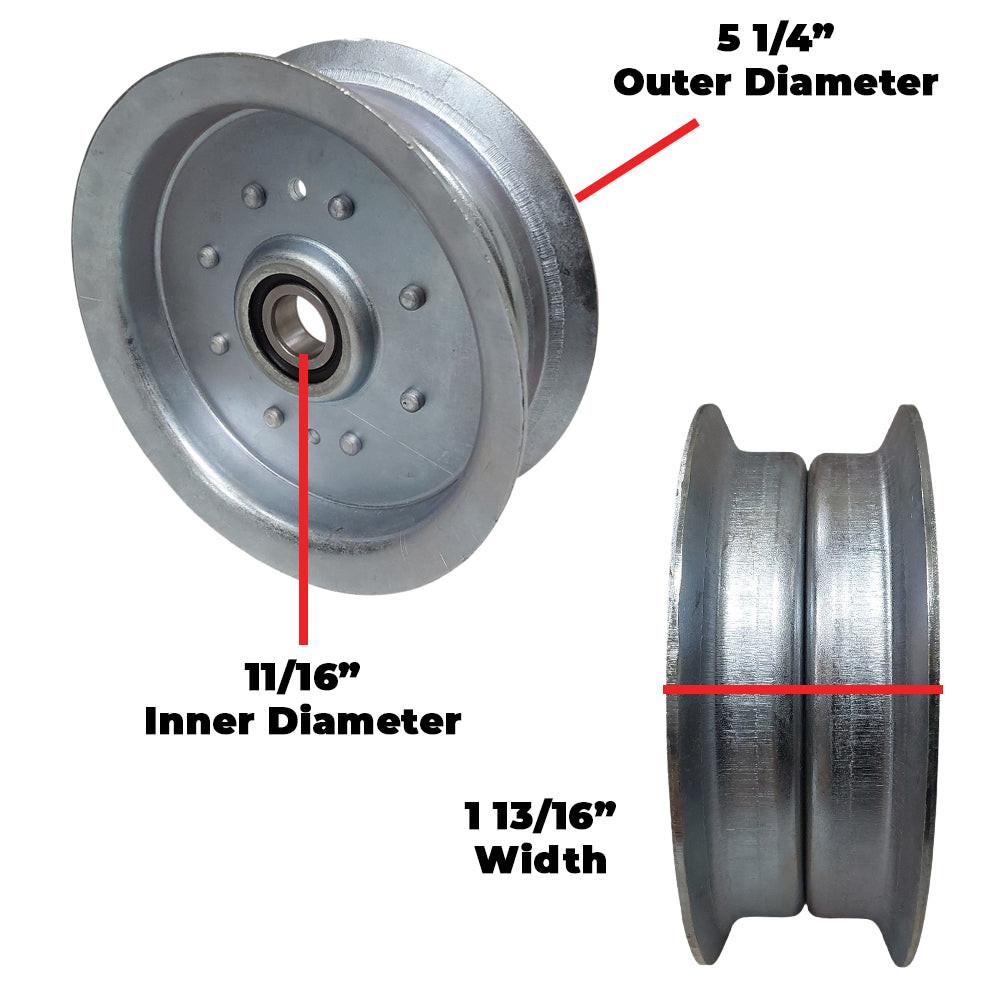 Idler Pulley & Transmission Belt Repair Kit For John Deere LA135 LA145 LA155 LA165 LA175 – 1-Year Warranty