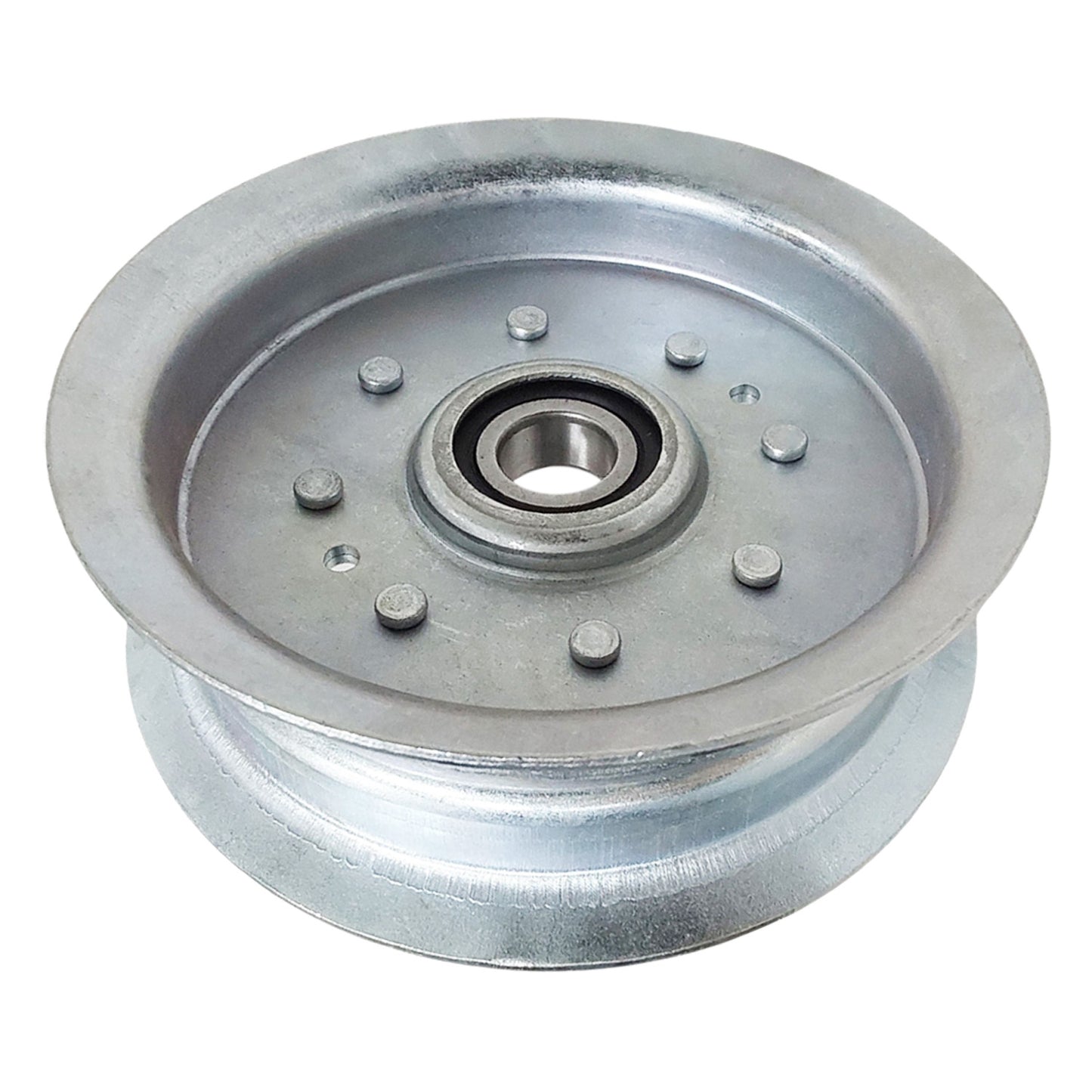 Proven Part 2 Pack Flat Idler Pulleys For John Deere Fit AUC17621, GY20110, GY20629, GY22082