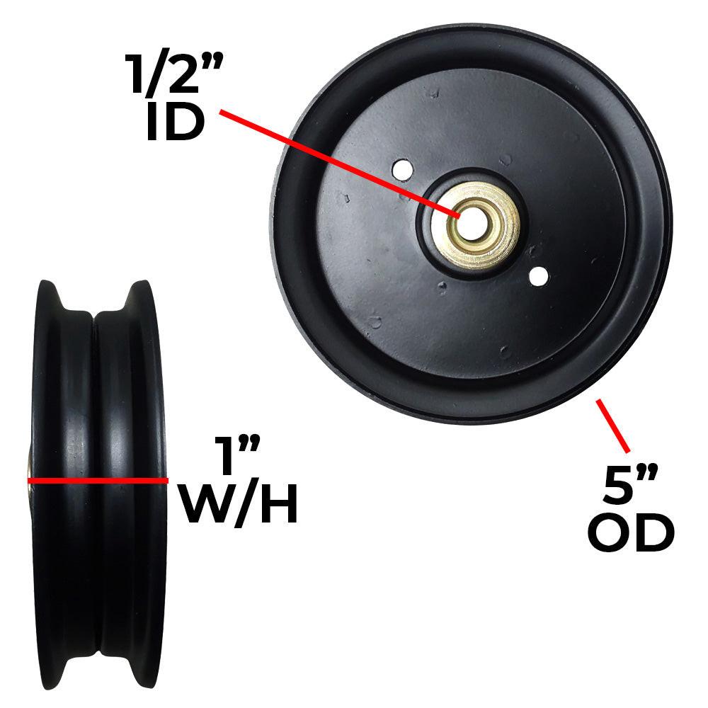 Proven Part Idler Pulley For Hustler 126124, 604231