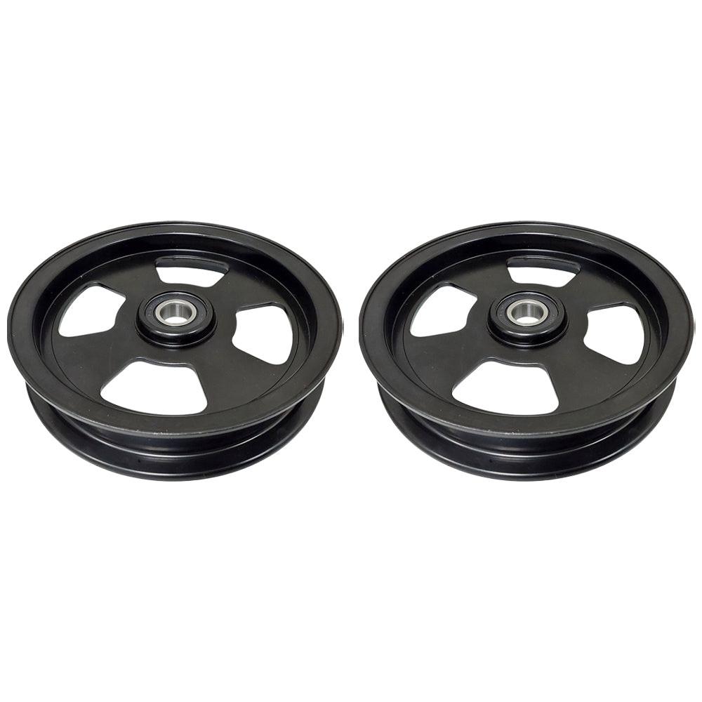 (2) 116-4670 114-5895 G3 48 52 72 Deck Idler Flat Pulley For Toro Z Master