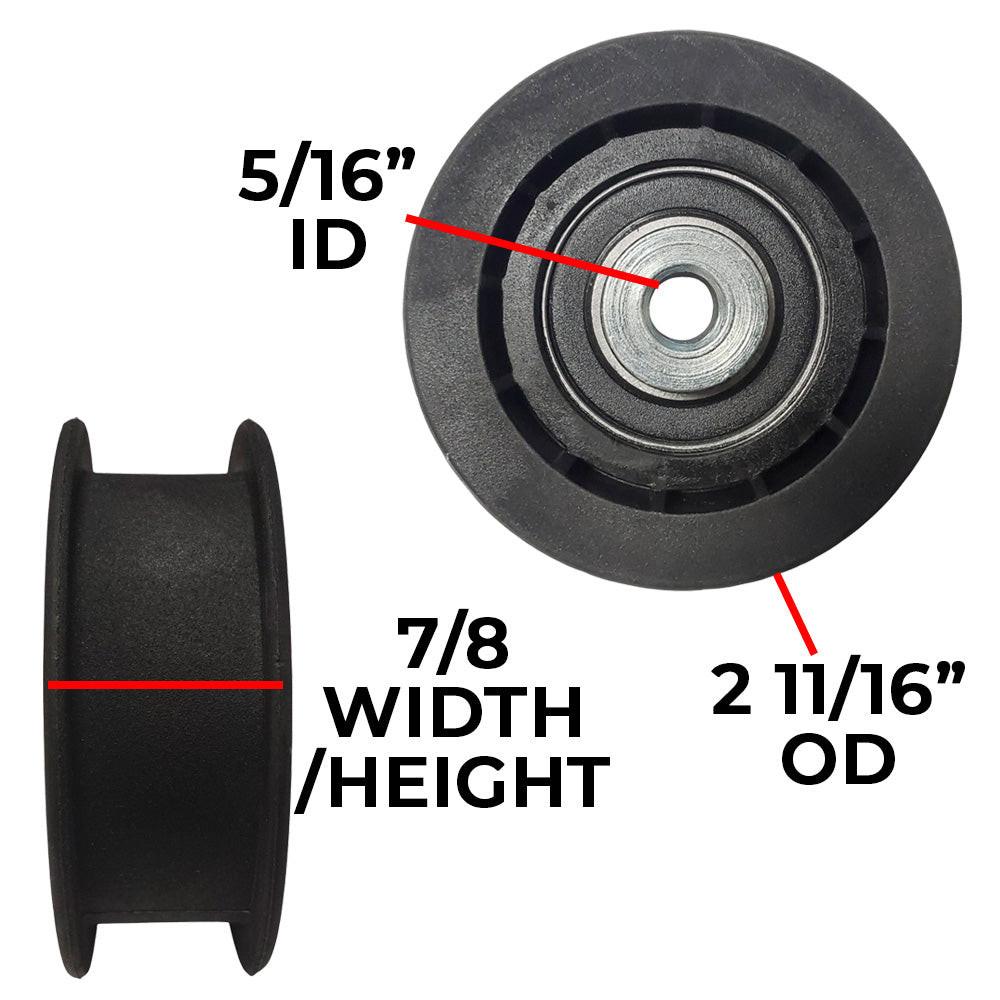 Proven Part Flat Idler Drive Pulley Fits Toro 138-7597 Fits TimeCutter Titan Fits Exmark Quest