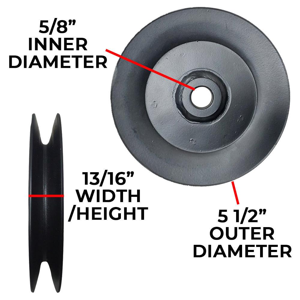 (2) Proven Part 42" Deck Spindles & Pulleys Fit Toro SS4216, SS4235, SS4260, SS4200, 74616, SS4225
