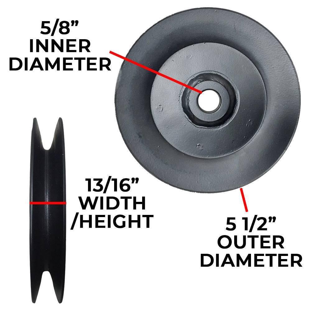 (2) Proven Part Spindle Pulleys FitsToro 42" TimeCutter 139-2433.