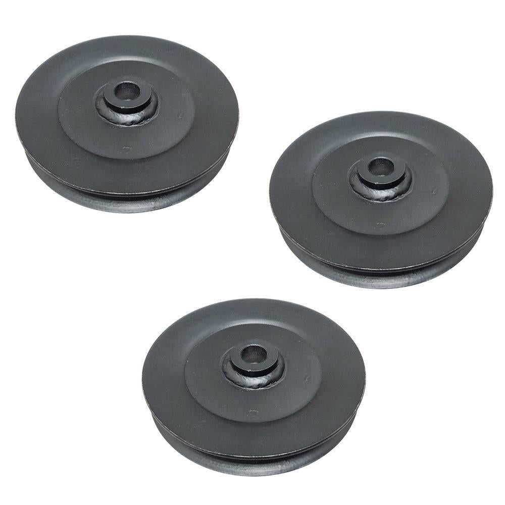(3) Proven Part Spindle Pulleys Fit Toro 139-2433.