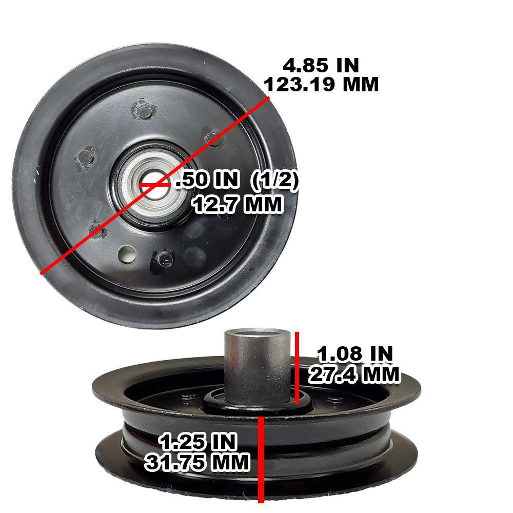2x Proven Part Idler Pulleys Fit Hustler 604219 15211