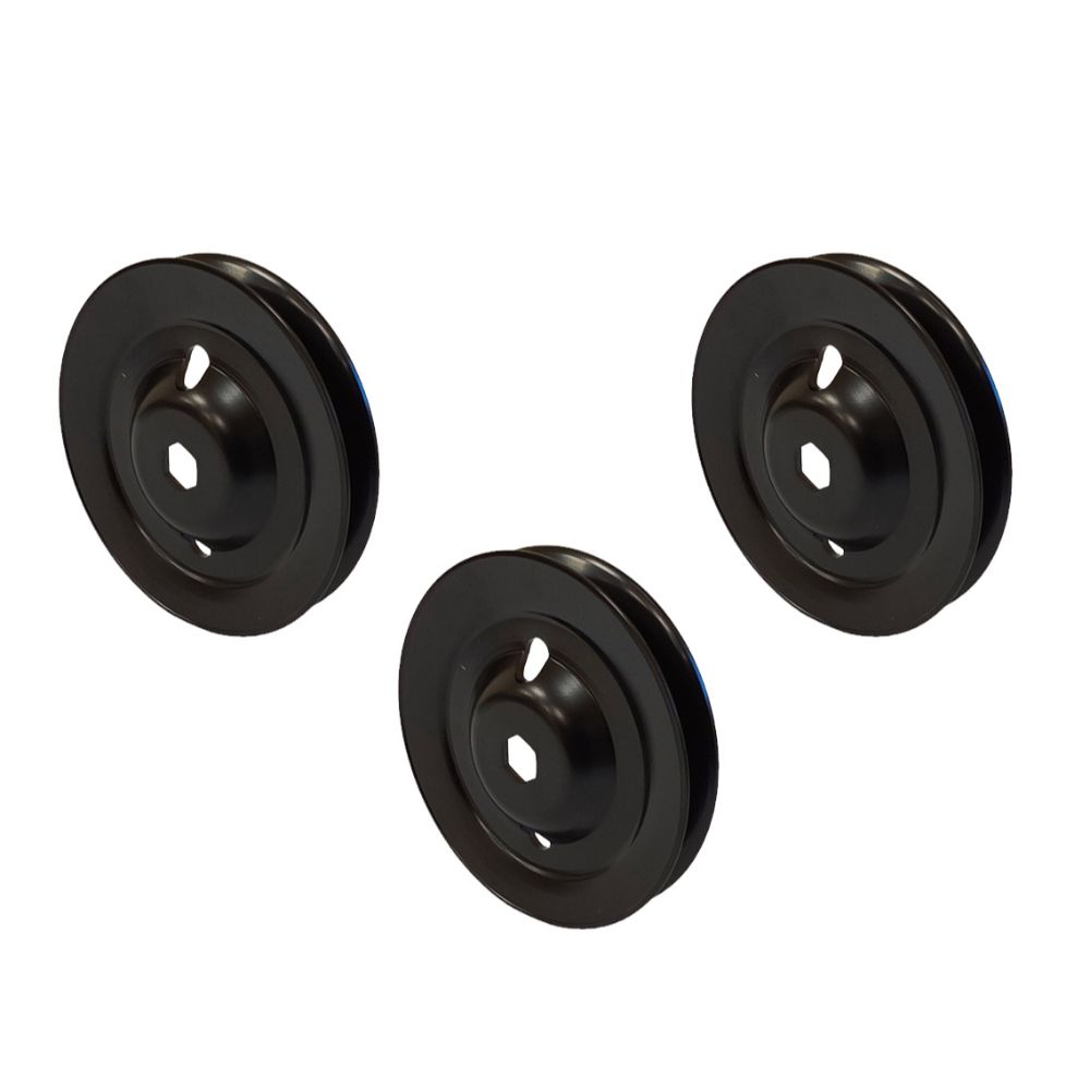 Kit de reconstrucción de cubierta de cortacésped de 48 pulgadas, pieza probada, compatible con poleas de husillos de cuchillas Jd D140 serie 100