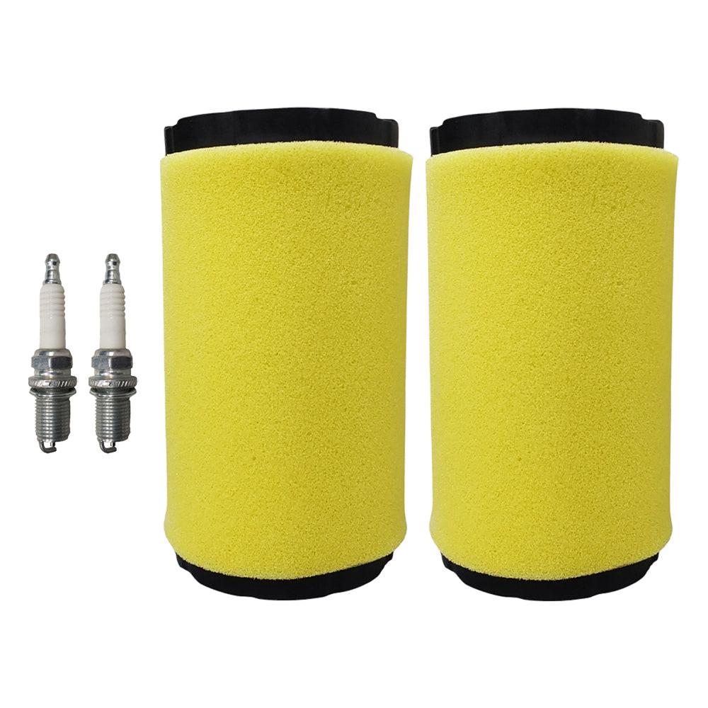 2 PK Air Filter and Spark Plug For Briggs & Stratton 18.5-21 HP Engines 793569 691035 4960185