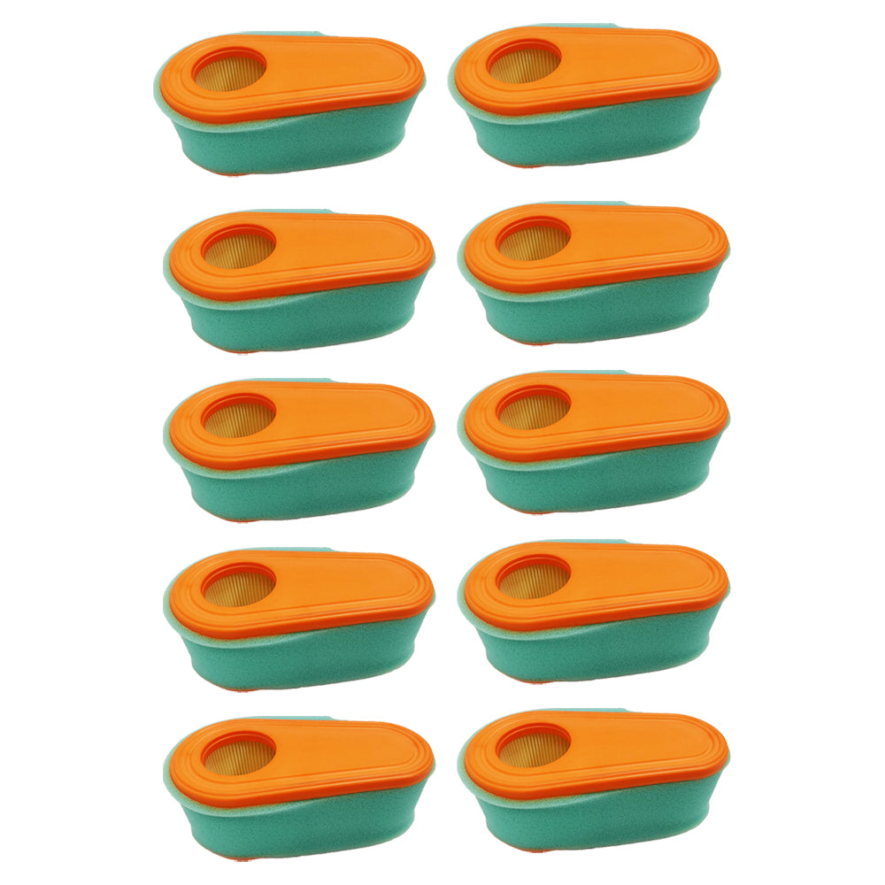 10PK Air Filter Fits and Pre-Filter Combo Briggs & Stratton 795066