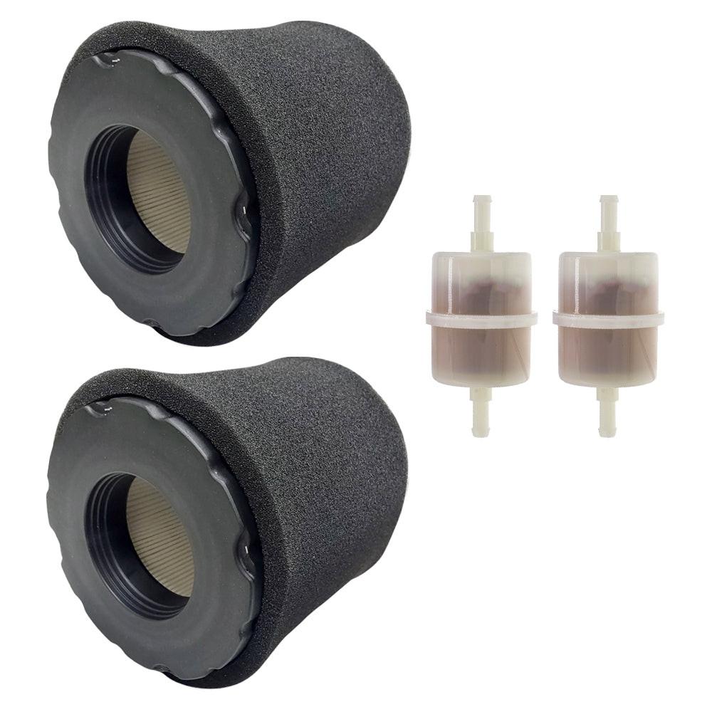 2PK Air Filter Fuel Filter Combo For John Deere Z435 Z445 Z535M Z625 Z455 Replaces MIU13120