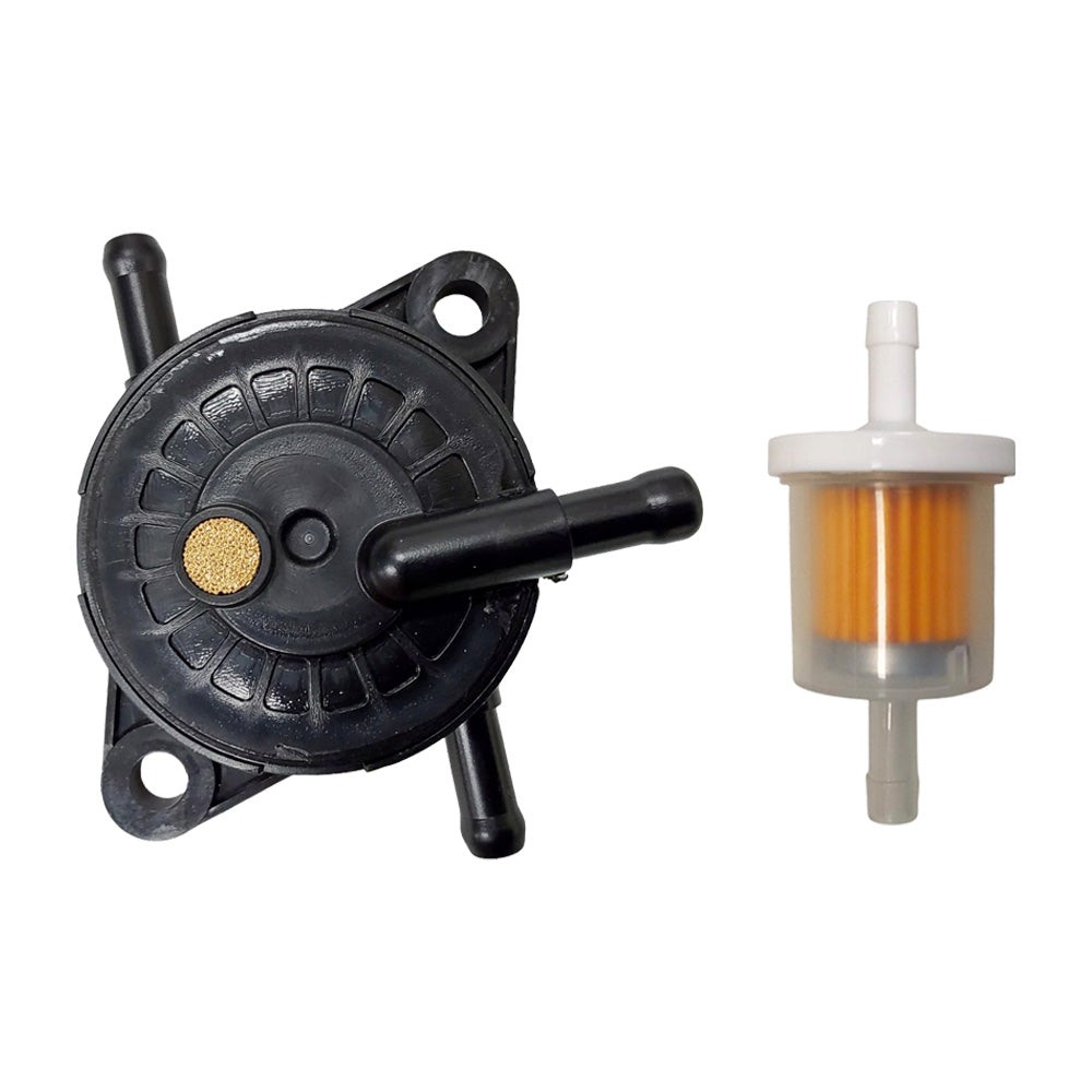 Proven Part Fuel Pump and Fuel Filter Compatible With Kawasaki 49040-7008 49040-0770 Fits FS481V FS541V FS600V FS651V FS691V FS730V