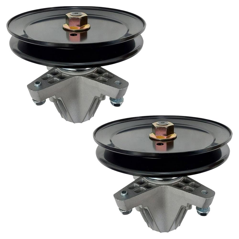 (2) Proven Part Spindle Assemblies for MTD 918-06977 131AQ1ZT099, 13AQA1ZT299 With 46" Deck