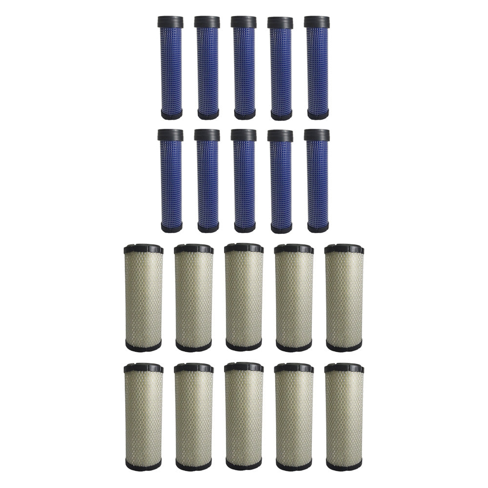 Kit de filtro de aire interior y exterior de pieza probada compatible con Kawasaki 11013-7020 11013-7019 Kohler 25 083 01-S 25 083 04