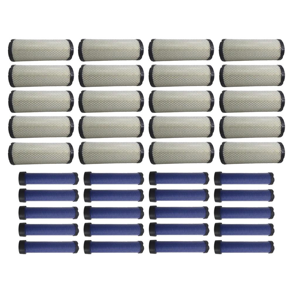 Proven Part 20-Pack Inner and Outer Air Filter Kit Fits Kawasaki Kawasaki 11013-7020 11013-7019 Kohler 25 083 01-S 25 083 04