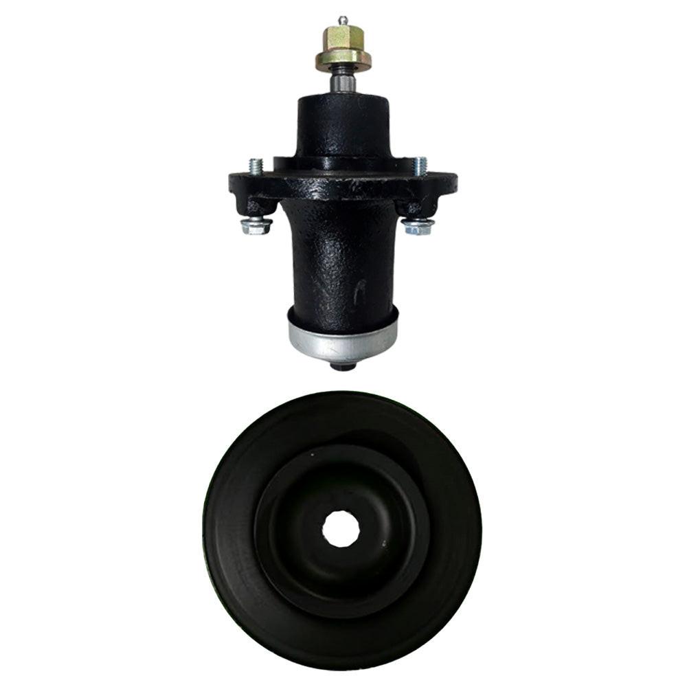 Proven Part Spindle And Pulley Combo Fits Husqvarna GT52XLS 539131898 532174375 52-Inch Deck.