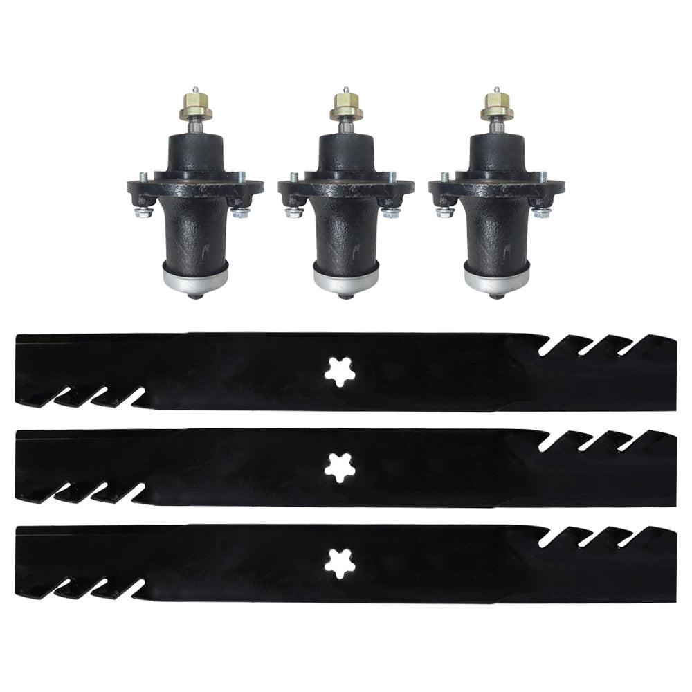 Proven Part Deck Blade Spindle Kit 61" Fits Husqvarna FD61M MZ6128 MZT61 539131898 539113312X.