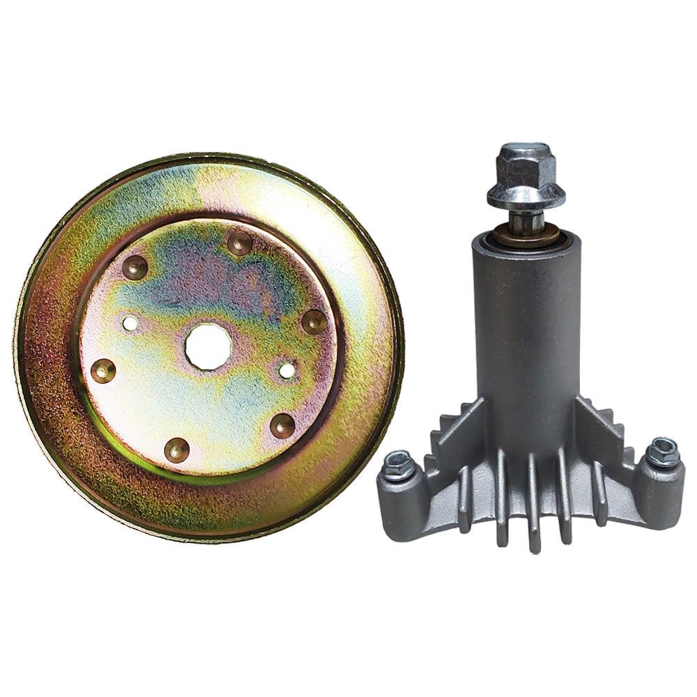 Proven Part 42 Inch Riding Mower Mandrel 130794 and Pulley For 173436 153535 128285