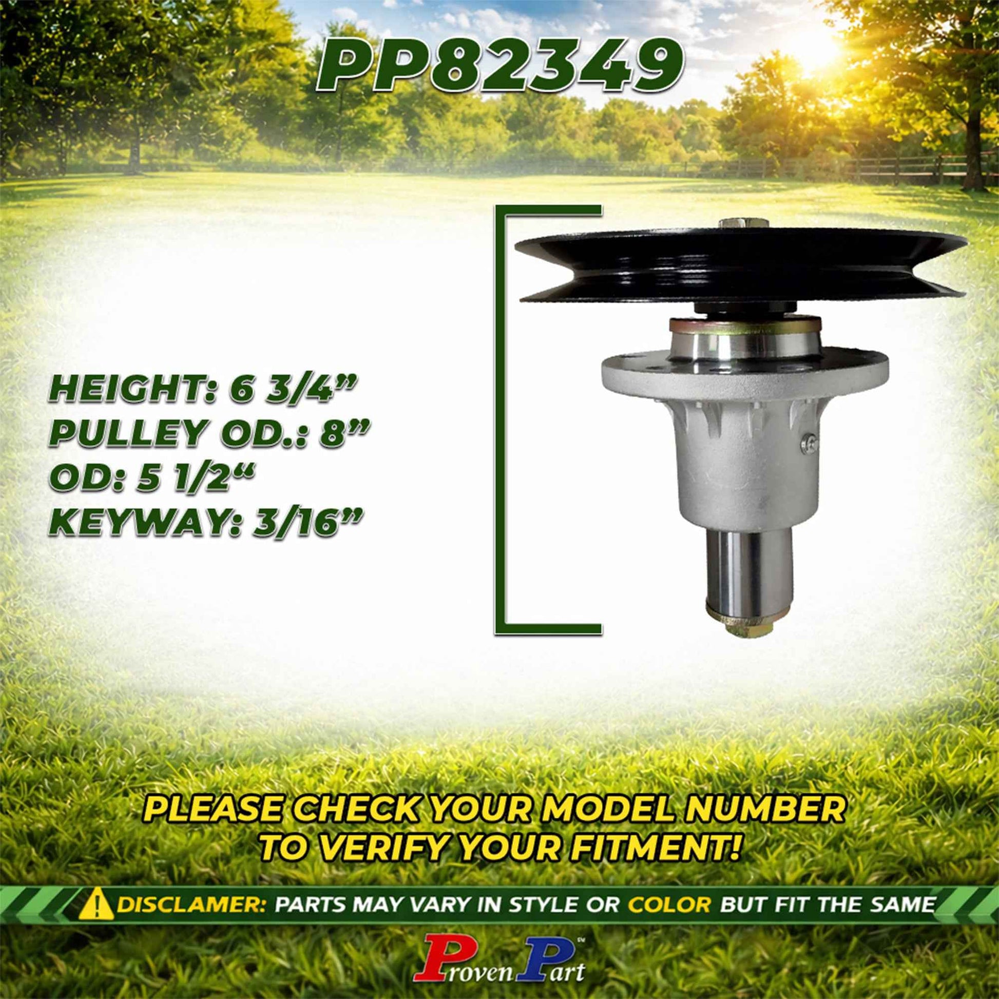 (3) Proven Part Mower Spindle Assembly Fits Exmark 1-644092 644092