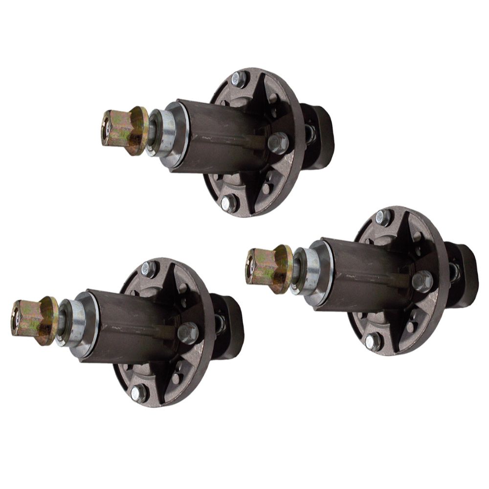 Kit de reconstrucción de cubierta de cortacésped de 48 pulgadas, pieza probada, compatible con L120 L130 2002 2003 2004, correa de cuchillas para husillos Gy20996 Gy20050 Gx20568 Gy20629 Gx20305