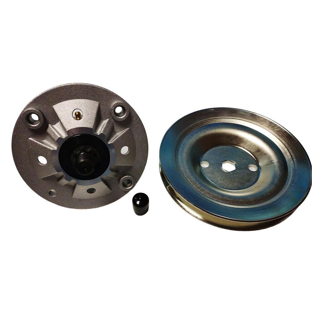Eje y polea de pieza probada compatibles con Gy21099 Gy20867 Gy20592 D170 G110 La150 La175 190C 54 pulgadas. Solo cubiertas