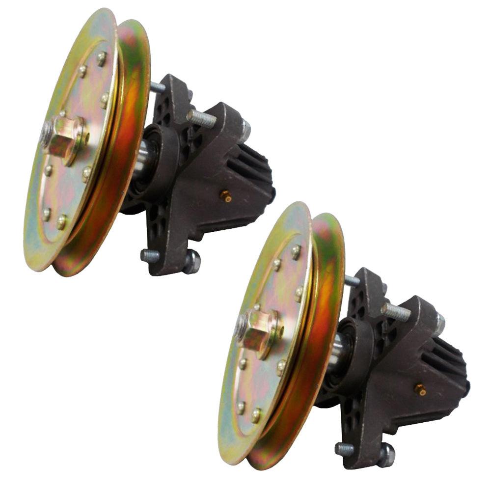Proven Part 46 Inch Mower Deck Rebuild Kit Spindles Pulleys Blades Belt 756-04129B 754-04219 918-04636 942-04244 956-04129 LTX1045