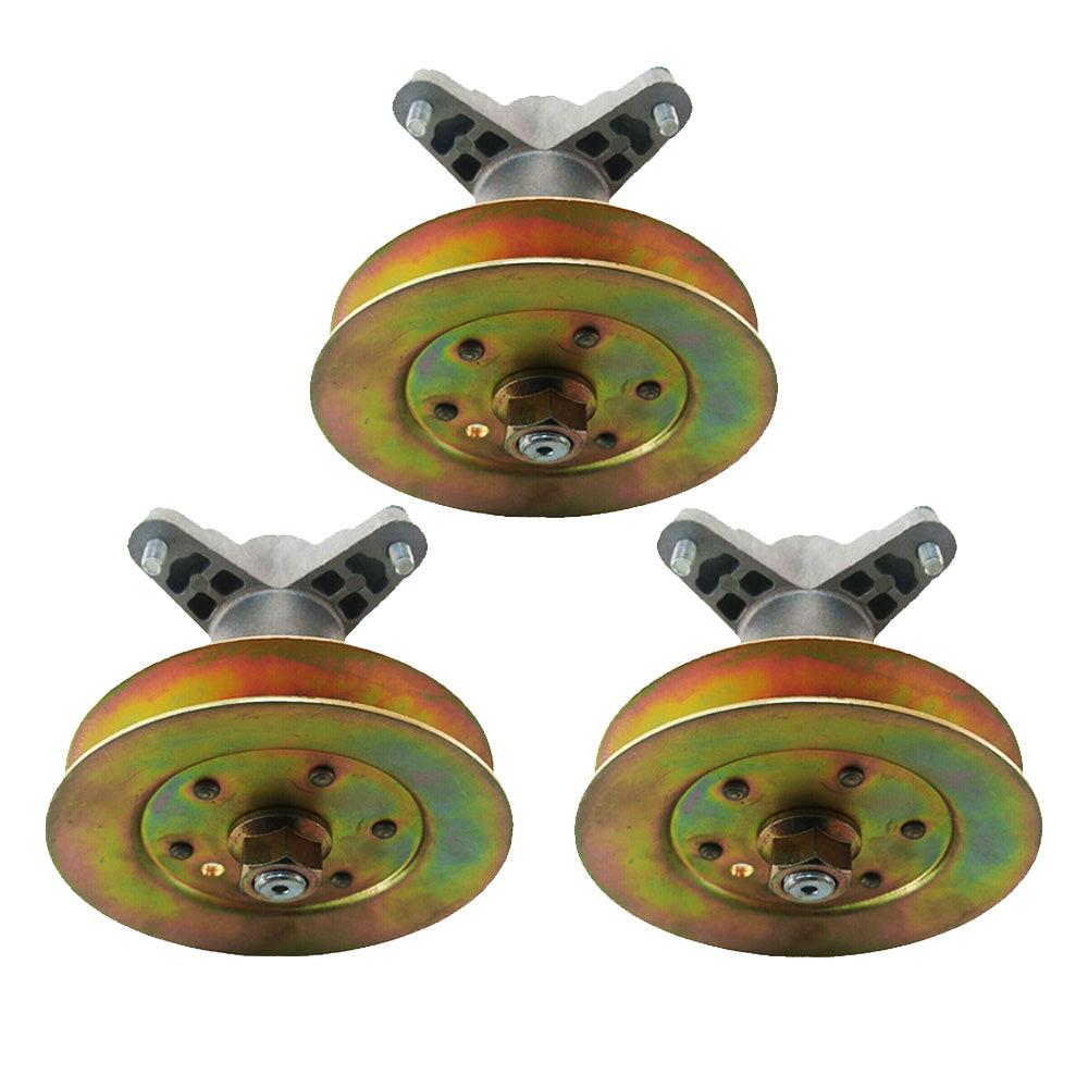 Kit de reconstrucción de piezas probadas para cubierta Cub Cadet de 54 pulgadas compatible con cuchillas de husillos Troy-Bilt Mtd 918-0671 942-0677 742-04053B 918-04608A