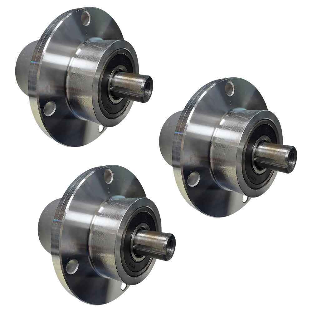 Proven Part 3-Pack Spindle Assemblies Fit Bad Boy 037-2000-00, 037-2050-00, MZ42, MZ Magnum 48