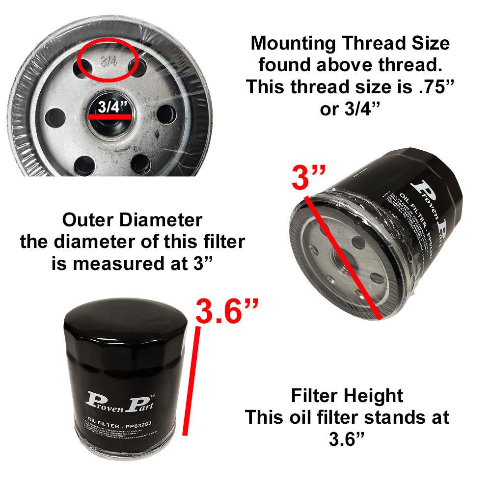 Filtro de mantenimiento de afinación de pieza probada para motor Kohler Command Cv724 Cv740 Ch18 Ch730 Ch25